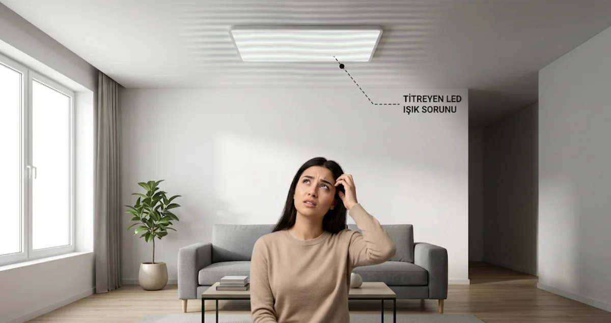Evde ışıkların düzensiz şekilde titremesi ve aydınlatma dalgalanması sorunu